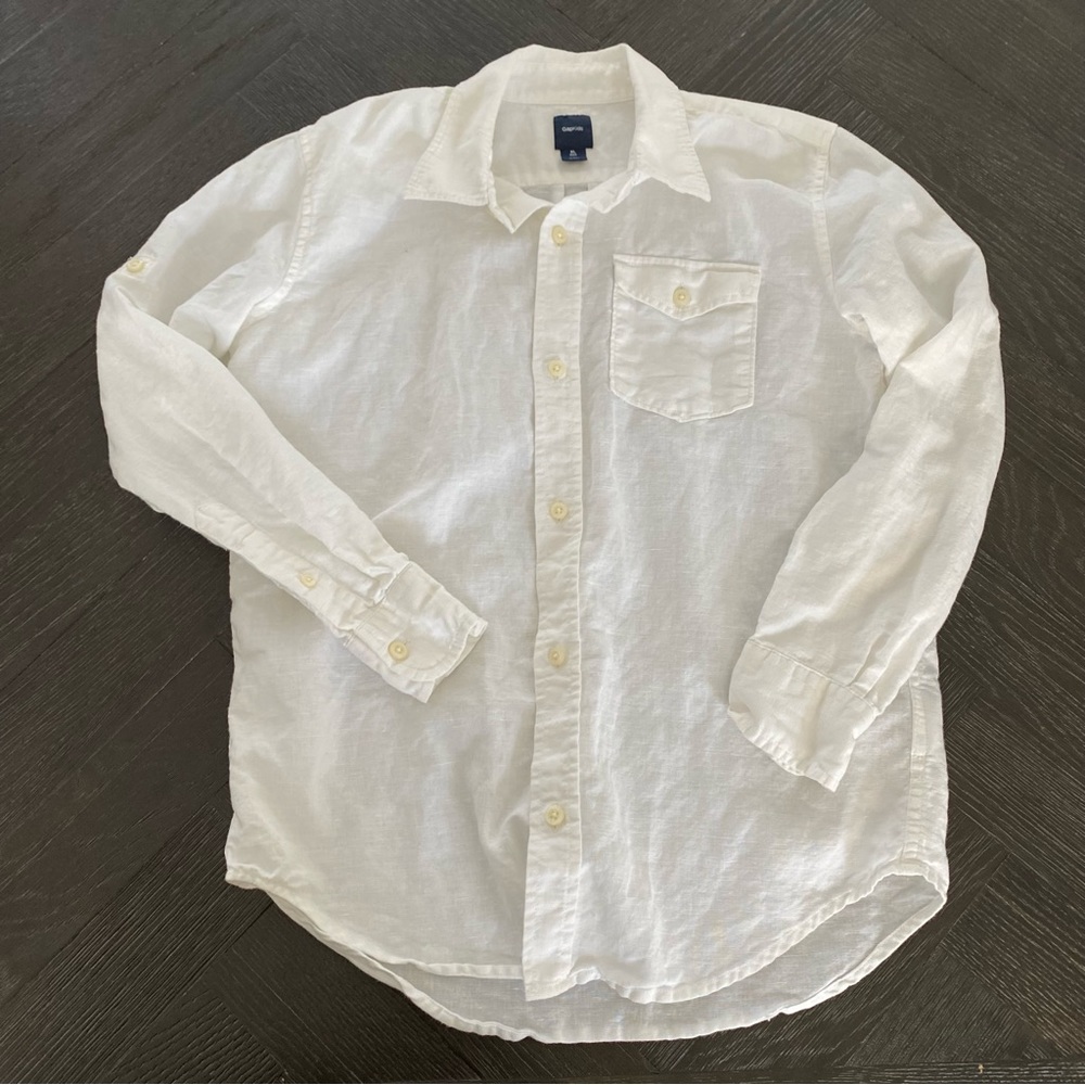 Gap Boys Linen Button-Down dress shirt